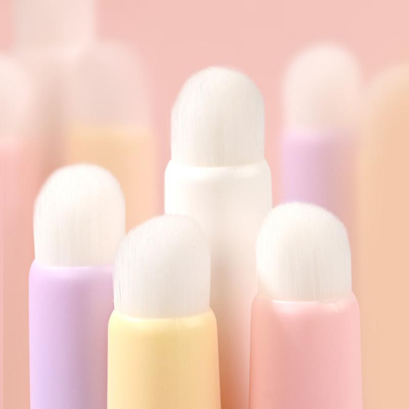 Multifuncti Fingertip Lipstick Blending Makeup Brushes Precision Concealer Makeup Brush Domed Portable Lip Brush