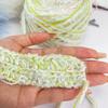NEEMOY Summer Wave Shining Yarn -80g,soft Multi Strand Blend, Suitable for Crochet Weaving,ideal Choice DIY Bag Handicrafts