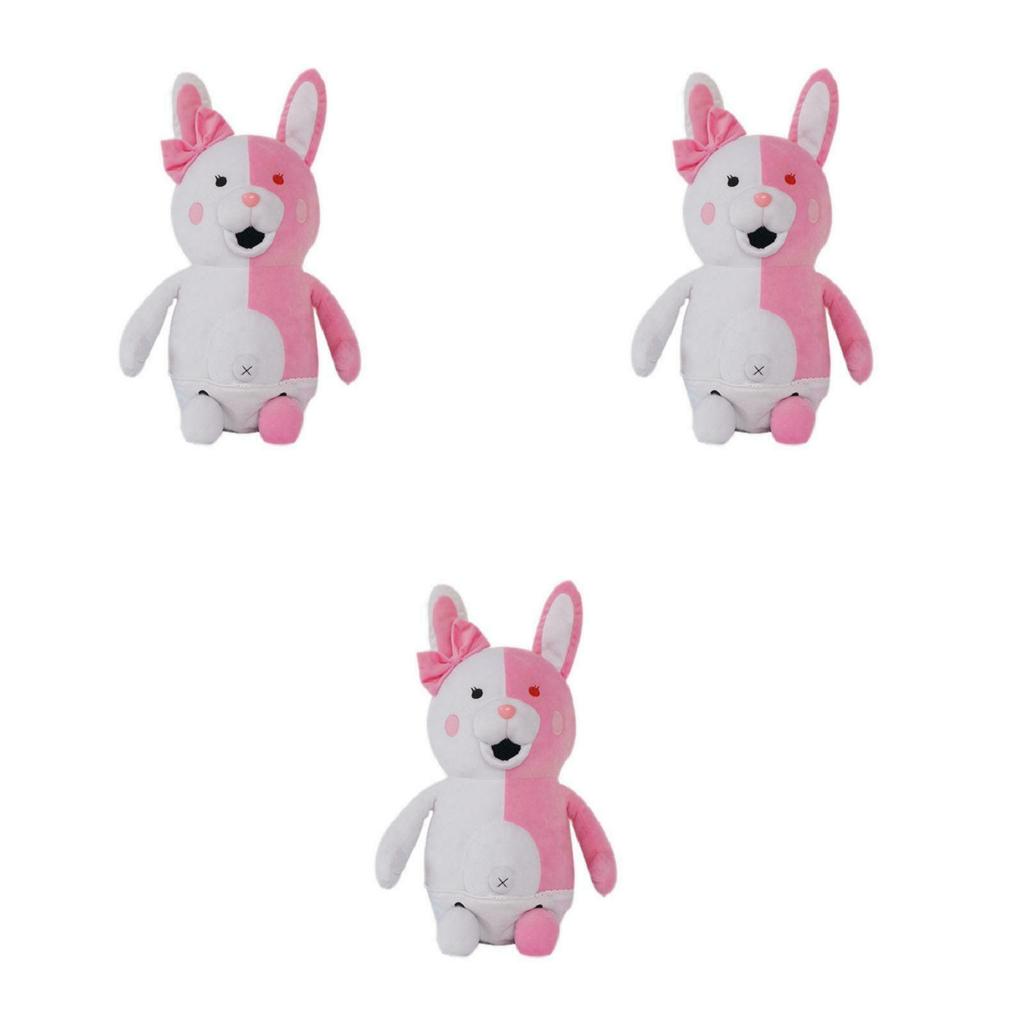 Entzückender Danganronpa Monokuma Bär Und Monomi Hase Weiches Plüschtier Stofftier Spielzeug