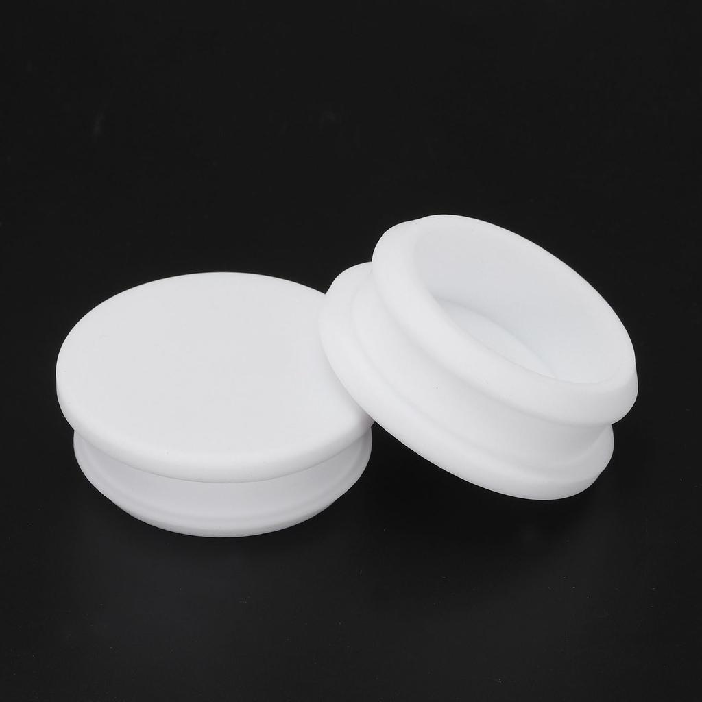 Uxcell Flush Type Round Silicone Waterproof Hole Plugs for Kitchen 36mm Pack of 5 Snap-in Use, Diameter, White,