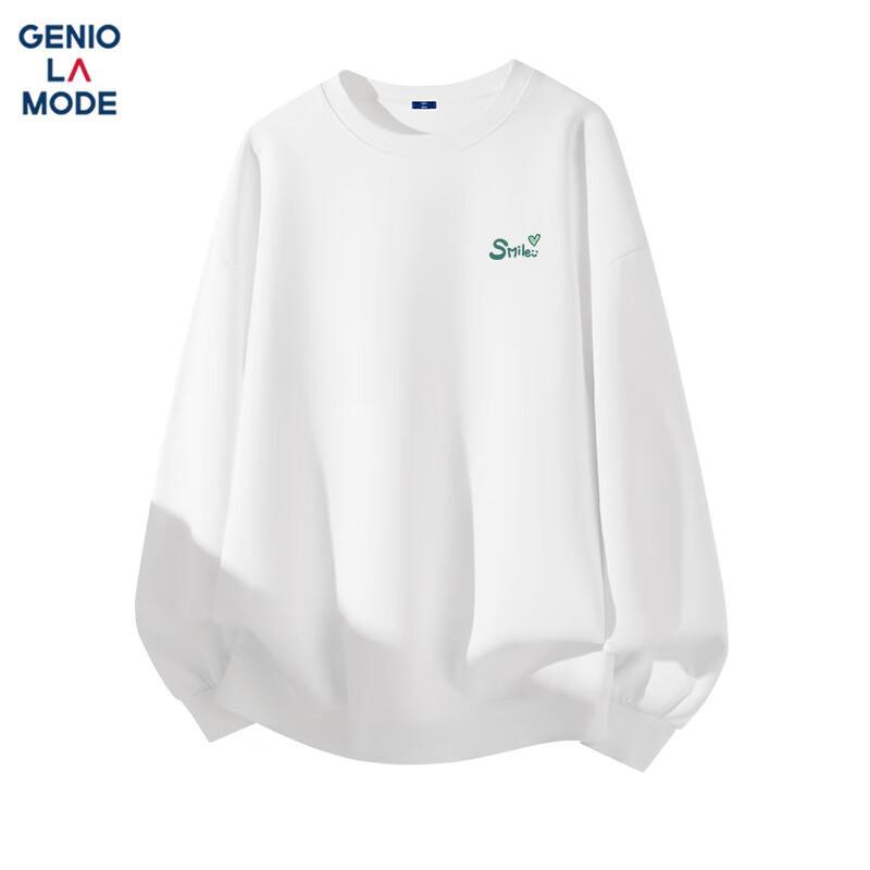 GENIOLAMODE Men's Autumn Print Round Neck Sweatshirt