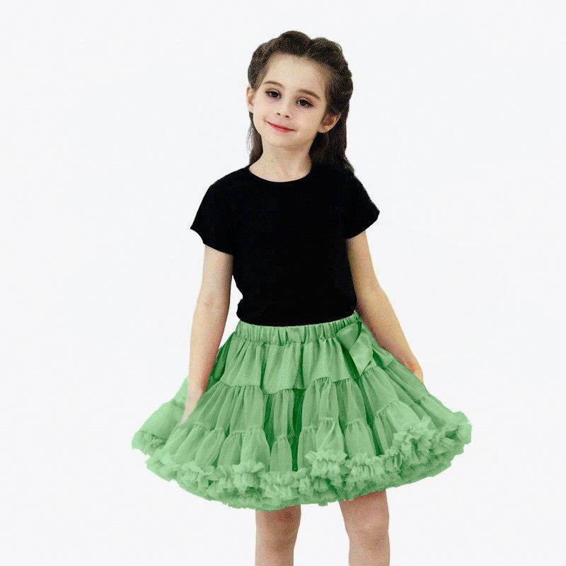 

Girls Autumn/Winter New Style Mesh Tutu Skirt XL = 120 cm