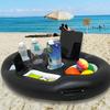 Inflatable Drinks Holder Pool Beer Drinks Holder Multifunctional Floating Cup Holder PVC Blow Up Cup Coasters for Beach Time Spa