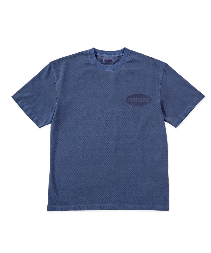Madeko Signature Logo Tee_Washing Blue