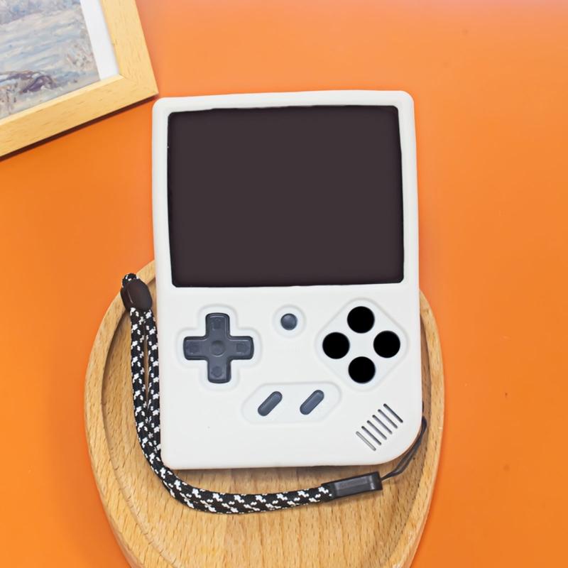 Console Case Silicone Cover Waterproof Soft Case Flexible Skin with Lanyard for RG35XX Plus Gamepad Protector Housing