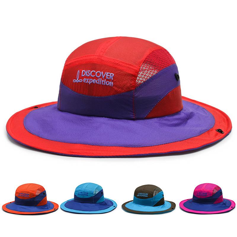 New men's bucket hat summer sunscreen sunshade travel fashion hipster fishing hat