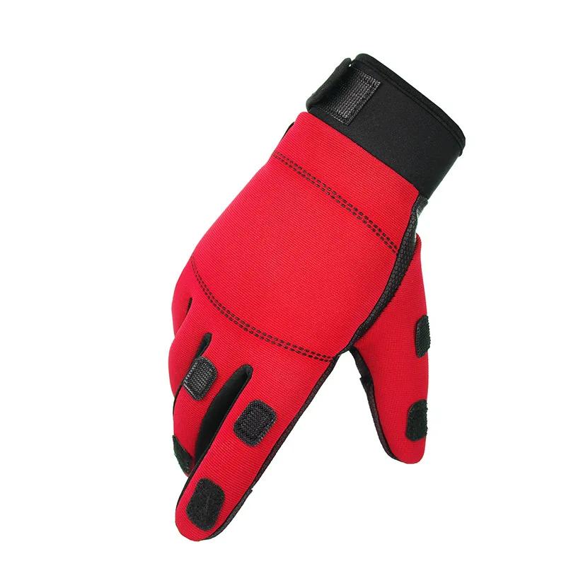2PCS Fishing Gloves Catch Fish Anti-Slip Cut Full Finger Gloves Protect Hand Biking Bicycle Gloves Outdoor Activity Fishing Accessories