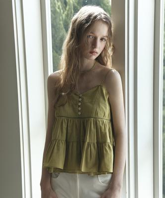 HANE Dear Lace Sleeveless_Lime Olive