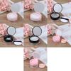 Portable Plastic Powder Box Empty Loose Powder Pot With Sieve Mirror Cosmetic Sifter Loose Jar Travel Makeup Container 7 Styles
