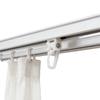 20Pcs Plastic Curtain Track Slider Replacement Sliding Curtain Hooks For Quiet Smooth Movement And Simple Installation