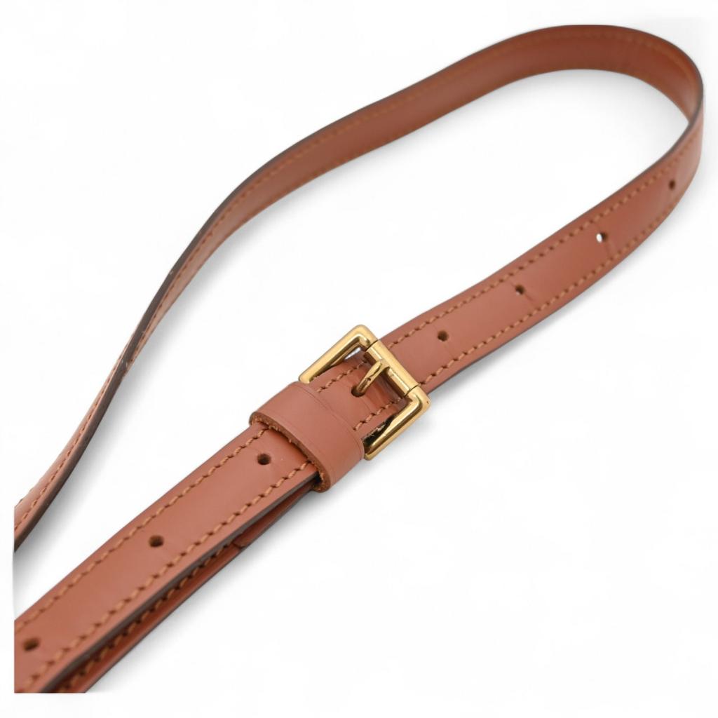 Pasek na ramię Auth Louis Vuitton brązowy lv8813bp