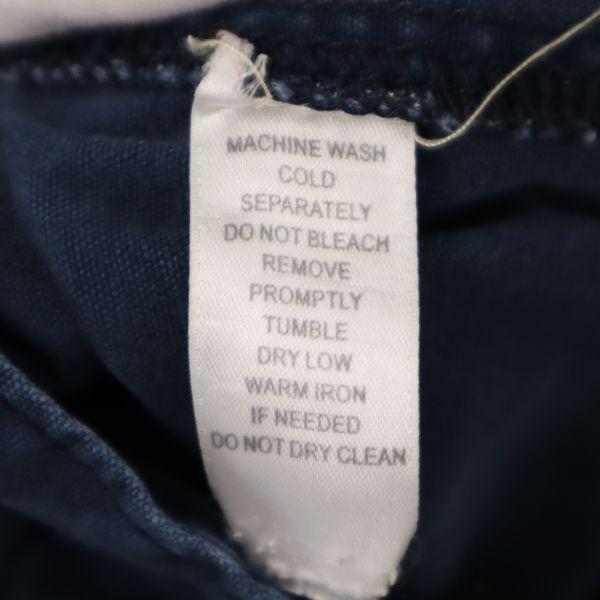 RRL Šortky w33 Námořnická modř systém RALPH LAUREN zapínání na knoflíky Pánské Použité