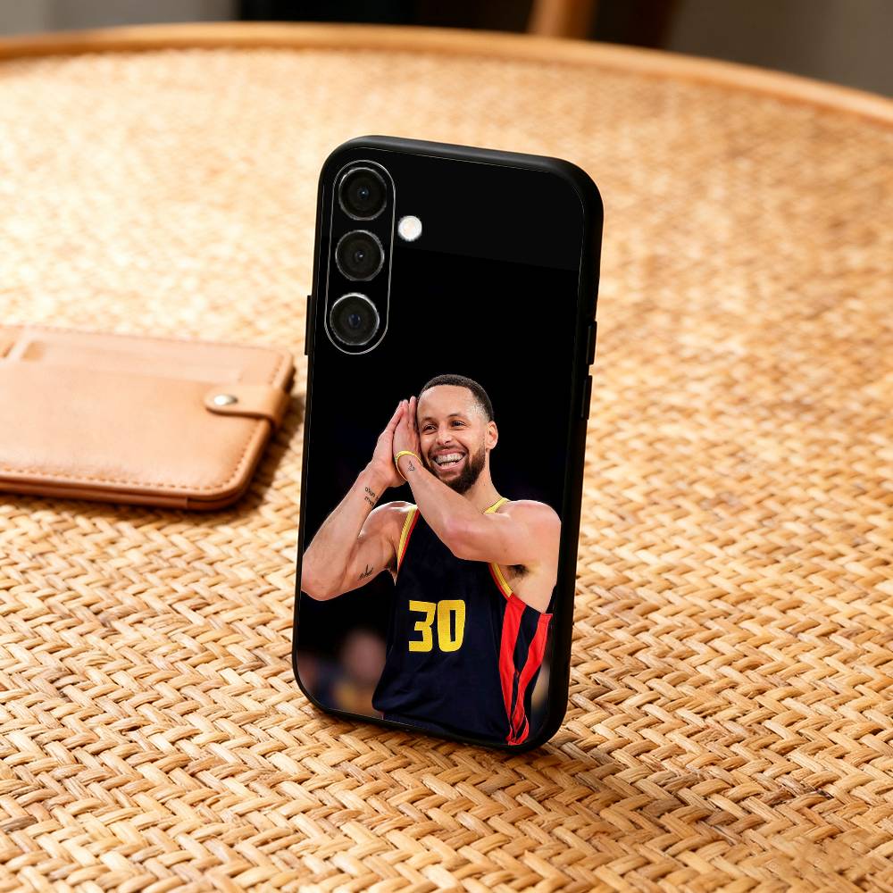 

Sports Star S-Stephen C-Curry Phone Case For Samsung A73,72,71,53,52,51,22,91,80, Soft Black Cover Samsung a40