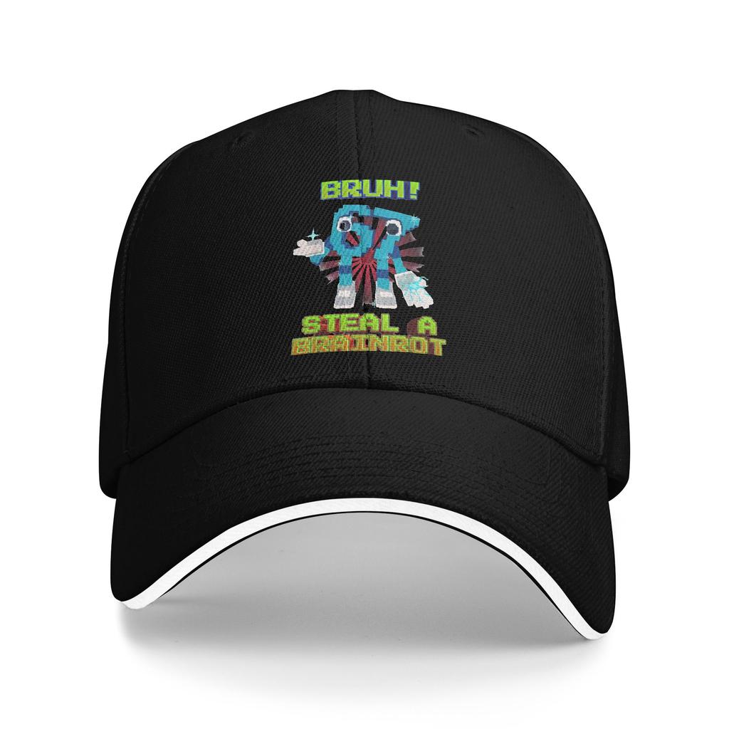 Funny Aura Energy At Six Seven Genz Meme Slang Baseball Cap Hip Hop Sandwich Hat Unisex Women Polyester Dad Hat Outdoor