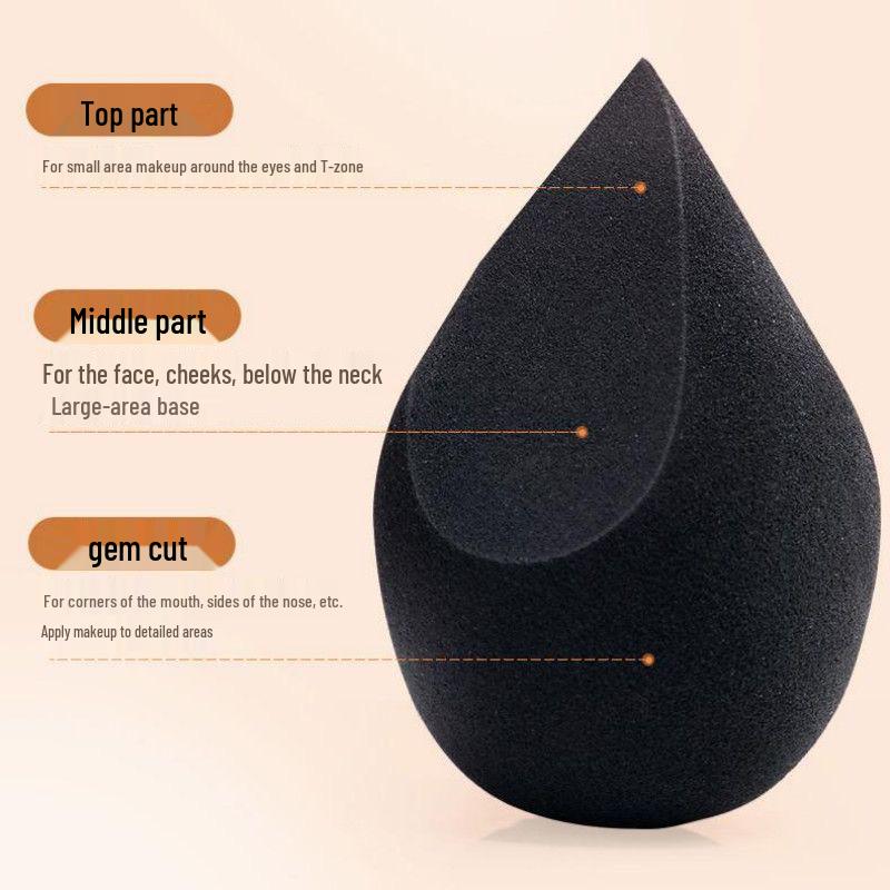 

Bold Egg Tri-Face Soft Makeup Sponge - Large Powder Puff Ball