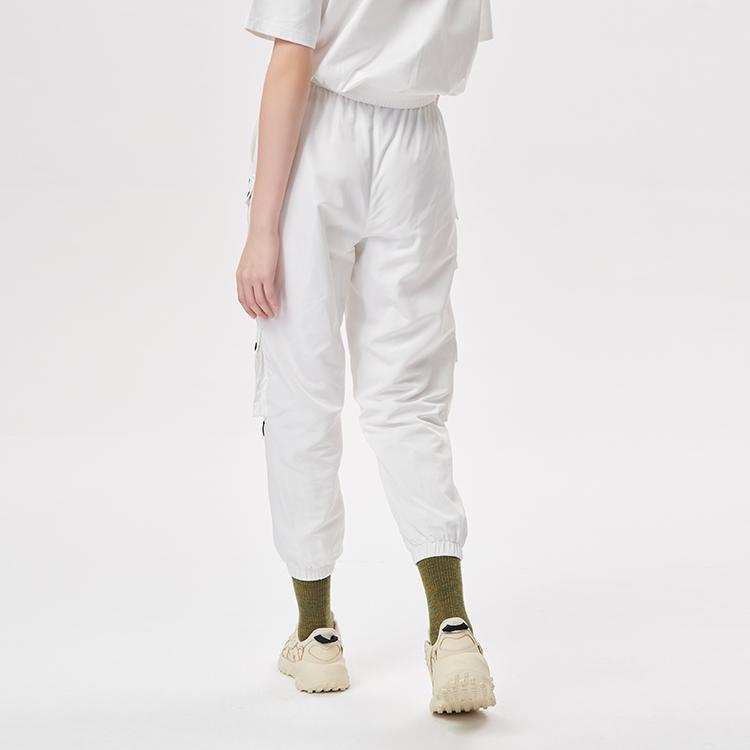 Fila Fusion X White Mountaineering Collaboration Multi-Pocket Cargo Pants Women bottoms Cloud-White T11W137803F-WT