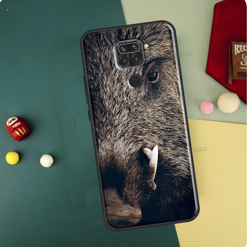 Wild Boar Case For Xiaomi Redmi 10 9 9A 9C 9T Cover For Redmi Note 11 10 7 8 9 Pro 9S 11S 10S Coque