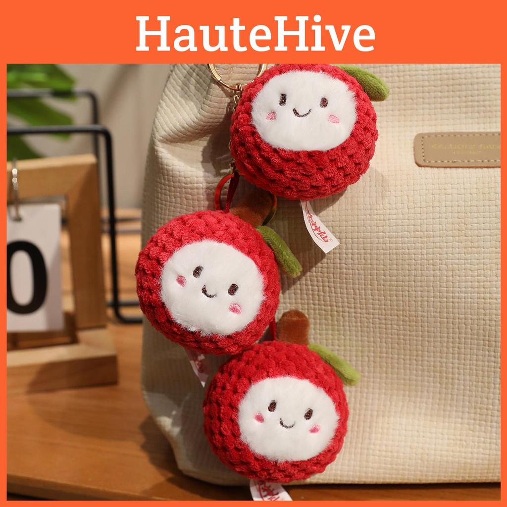 Lychee Plush Keychain Soft Short Plush Toy For Kids And Gift Giving