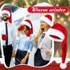 Long Christmas Hats Soft Comfy Santa Hat Durability Velvet Christmas Hat for Men's and Women's Holiday Party Decor Accessories