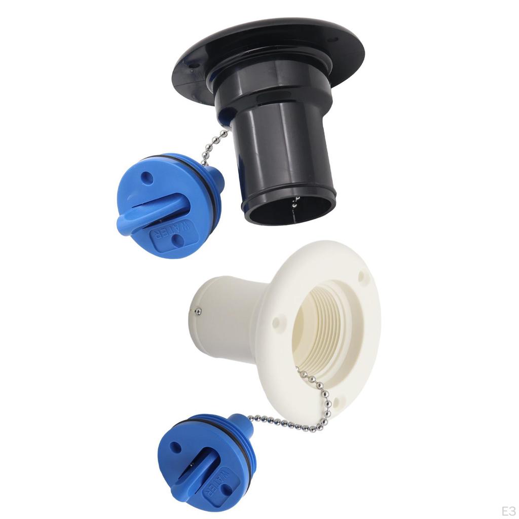 Heavy-Duty RV Water Inlet Hatch for Trailer and Boat