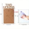 Festive Party Decor Hanging Photo Banner Wall Background Prop Paper Frame Flag Supplies for Holiday Celebrations