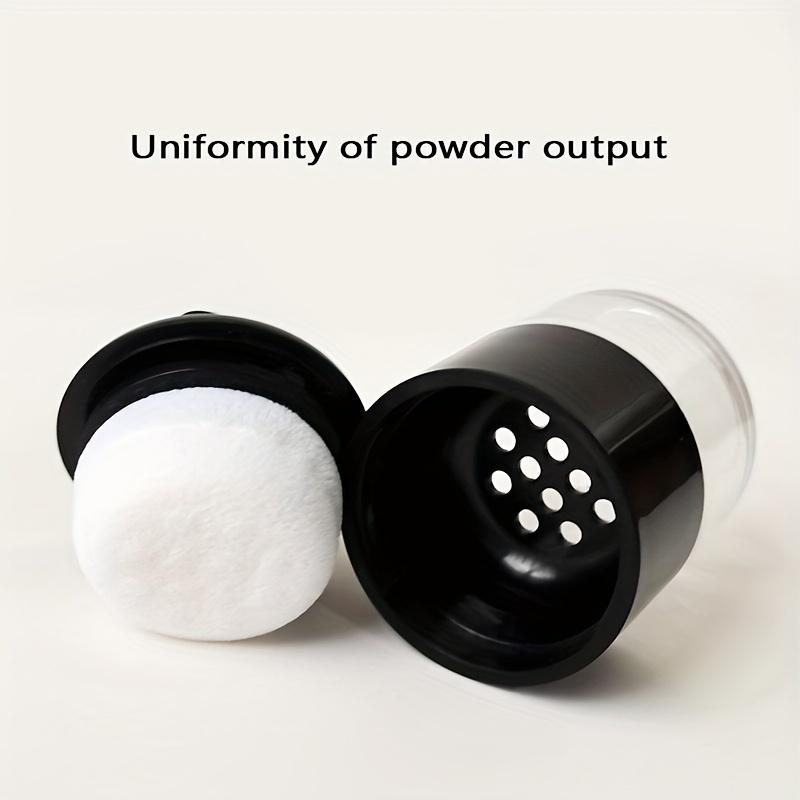 4PCS Mini Mushroom Head Setting Loose Powder Case Portable Mesh Travel-Friendly Multi-Functional Case for Blush Hairline Contour