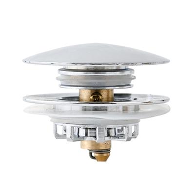 Reliable Metal Bathtub Drain Plug Press-to-Seal Mechanism Bathtub Drain Stopper Odor & Blockage Protections Double Alloy