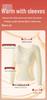2025 Stylish Cashmere Wool & Silk Warm Base Layer with Built-in Bra Pads