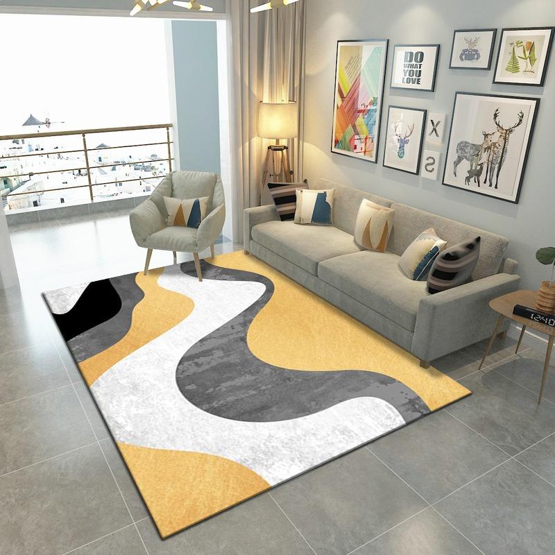 Geometry Nordic Print Large Area Carpet for Home Living Room Bedroom Sofa Doormat Decor Rug Non-slip Floor Mat  Modern Fashion