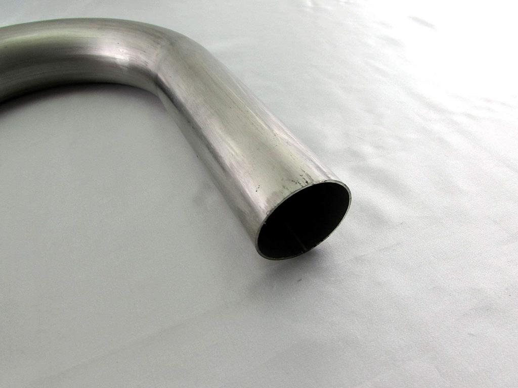 BRIGHTZ Stainless Steel Bent 4 Pieces 51mm 51 180° Pipe, 1.2mm Thick, [CUR-PIPE-021-4PC] Diameter, 51, 180°