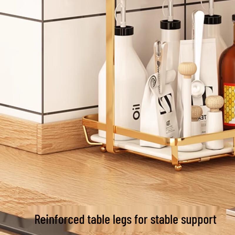 Cloud Frost Light Luxury Kitchen Spice Rack