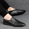 Nouvelles Chaussures en Cuir pour Hommes Grande Taille 47 Chaussures Décontractées pour Hommes Marche Extérieure Souple Chaussures pour Hommes Plates Mocassins Homme Chaussures Paresseuses Zapatos Hombre