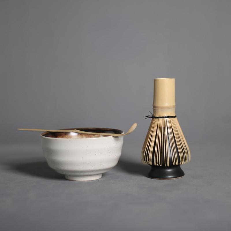 Teaspoon Tea Tea-making Tools, Chinese Matcha Set, Safe Bamboo Whisk, Indoor Beverage Shop, Business Gift, 4Pcs