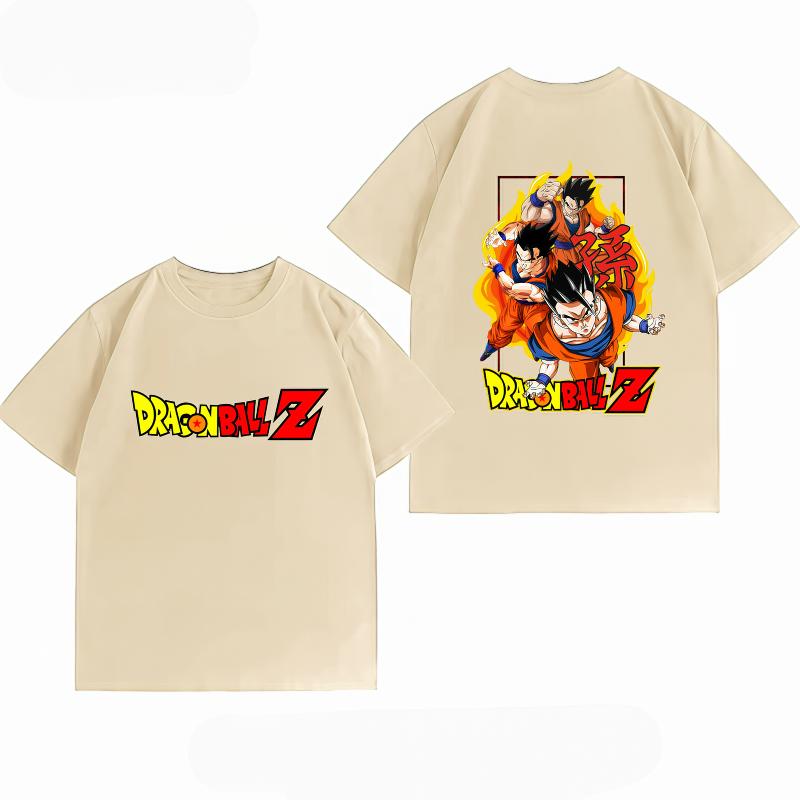 Unisexs Clothing New 100 Cotton Breathable Summer TShirt Dragon Ball Z Gohan Goku Print Unisexs Tops