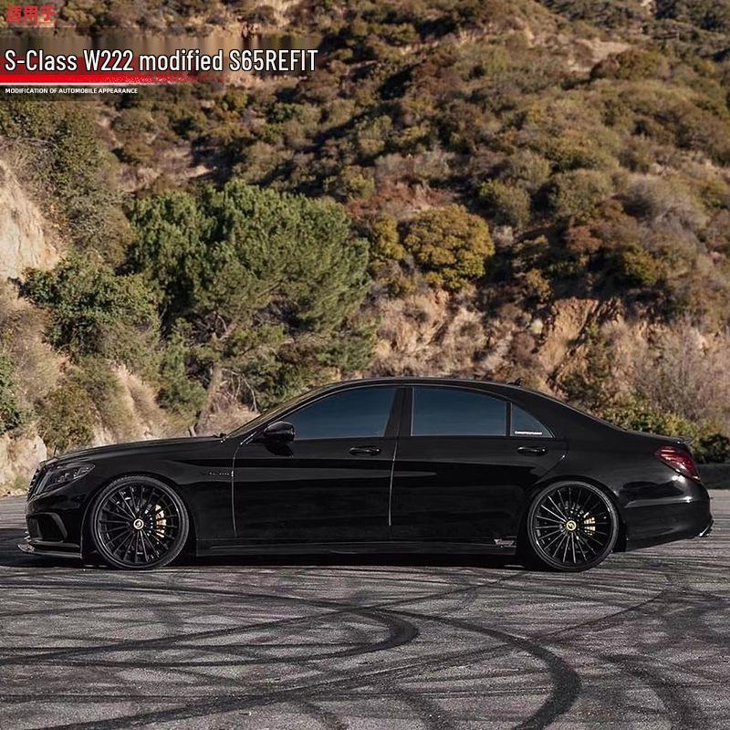 Mercedes W222 S-Class 14-17 AMG S65 Pre-Facelift Wide Body Kit: Front Bumper, Rear Bumper, Side Skirts