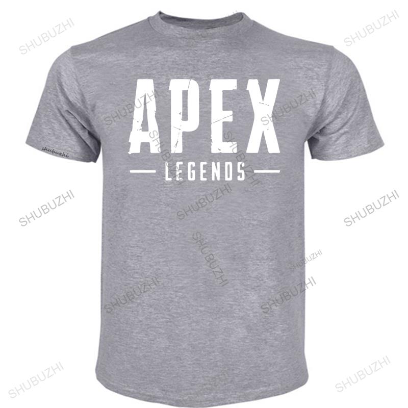 Apex Legends T Shirt Black Men Tee Titanfall Game Logo Print Cotton tee shirt EU Size Short Sleeve Summer Tops Homme