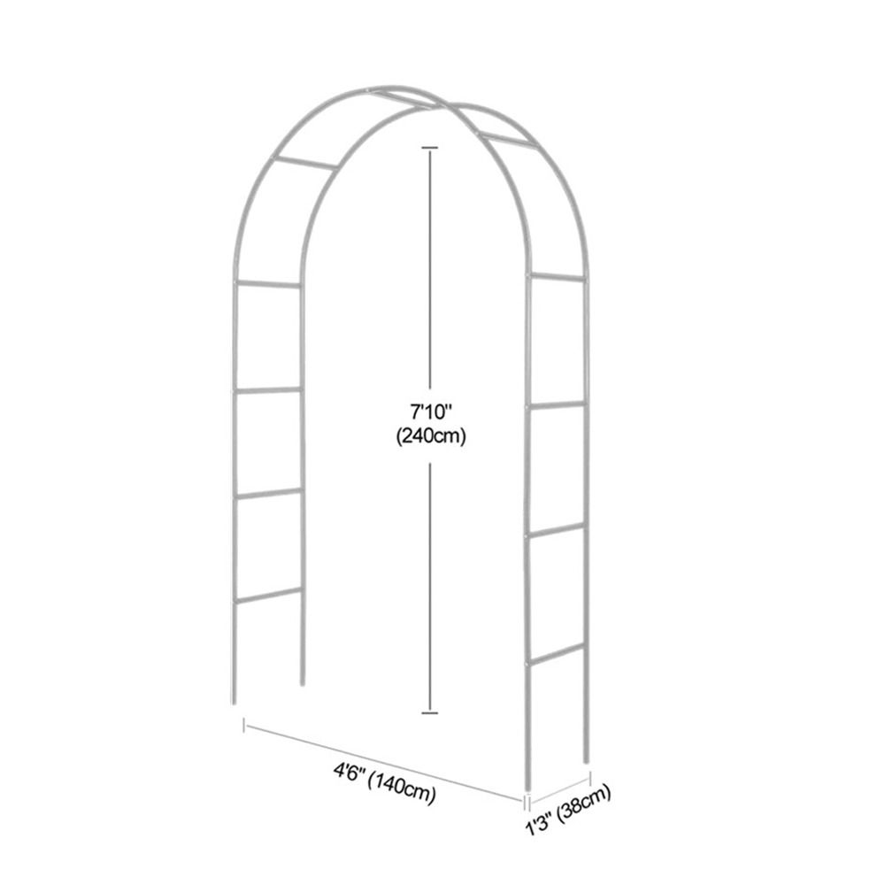 Black White Green Balloons Archway Iron Art Plant Support Trellis Flower Frame Door  Indoor Outdoor