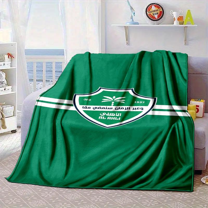 AS Saint Emblem Portable Blanket/Soft Blanket Bedding Blanket Suitable for Travel Camping Living Rooms Offices Sofas Fan Gifts