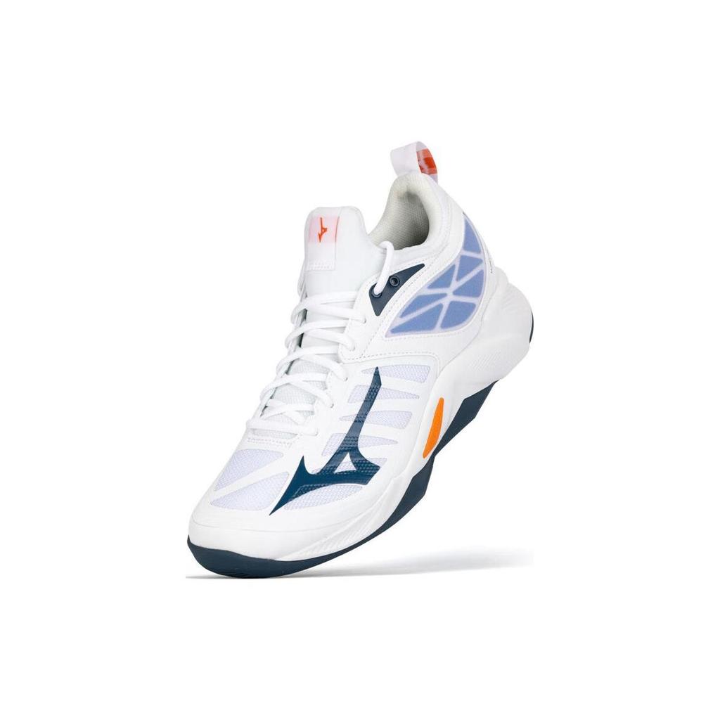 Mizuno Wave Dimension Simple Versatile Low-Top Training Shoes Unisex Sneakers White Blue V1GA224022