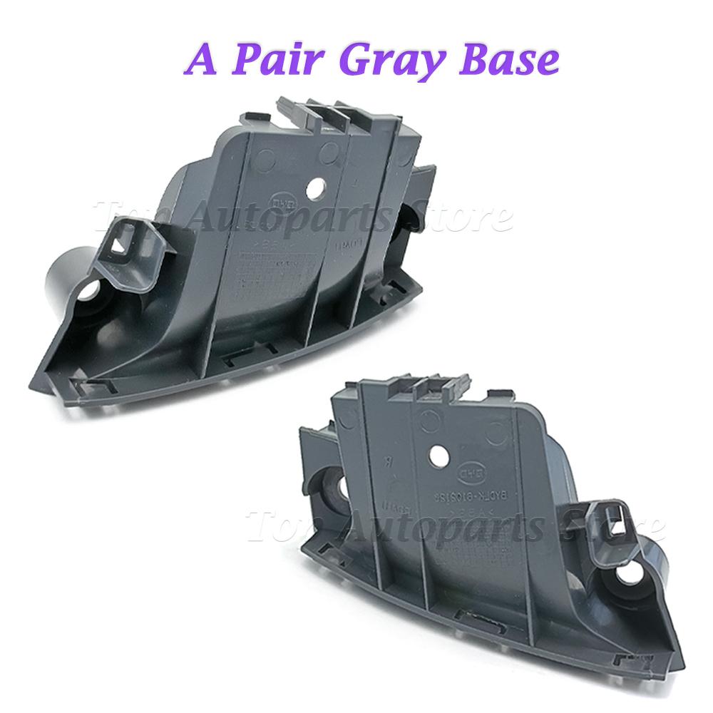 Gray or Black Inner Handle For Peugeot 107 Toyota Aygo Citroen C1 2005-2014 Door Buckle Hand Cover ADoor Armrest Base For BYD F0