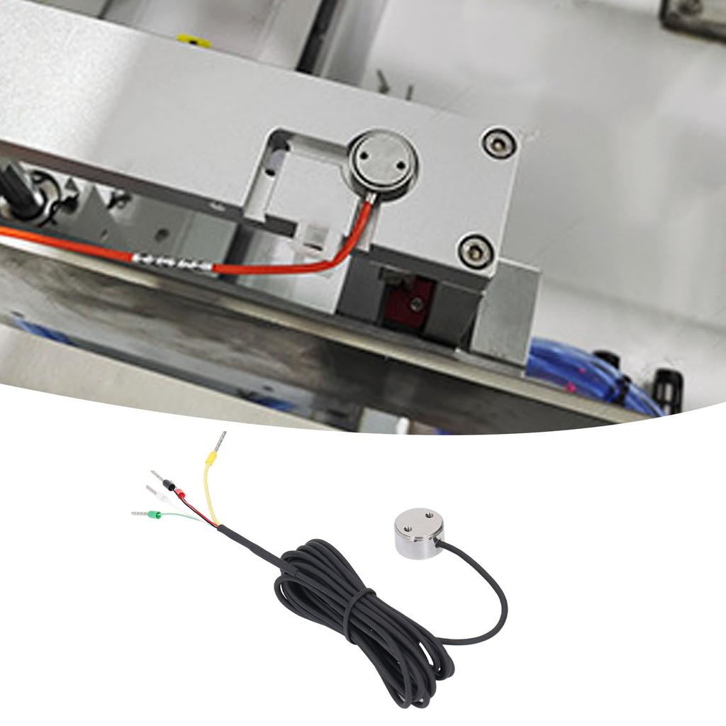 5KG Column Load Cell, Tension Pressure Load Cell, High   Stainless Steel Force Sensor for Automated Assembly, 5V-15V,