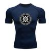 Men's Quick Dry Compression Athletic T-Shirt, Norse Knot Run