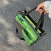 Kraft Paper Women Bag Environment Protection Casual Tote Bag Solid Casual Zipper High-Capacity Shoulder Bag Handbag
