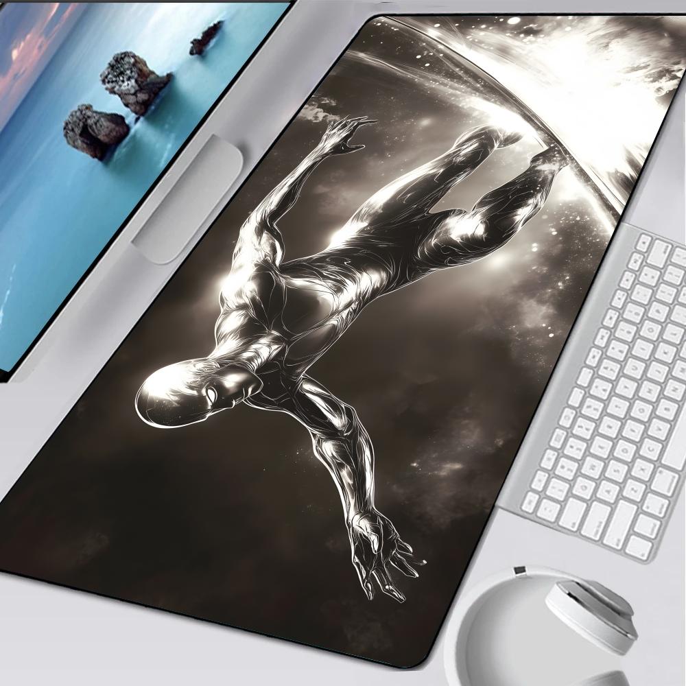 Silver Surfer Mouse Pad Rubber Mat Laptop Xxl Mousepad Notebook Gamer Computer Table Gaming Accessories