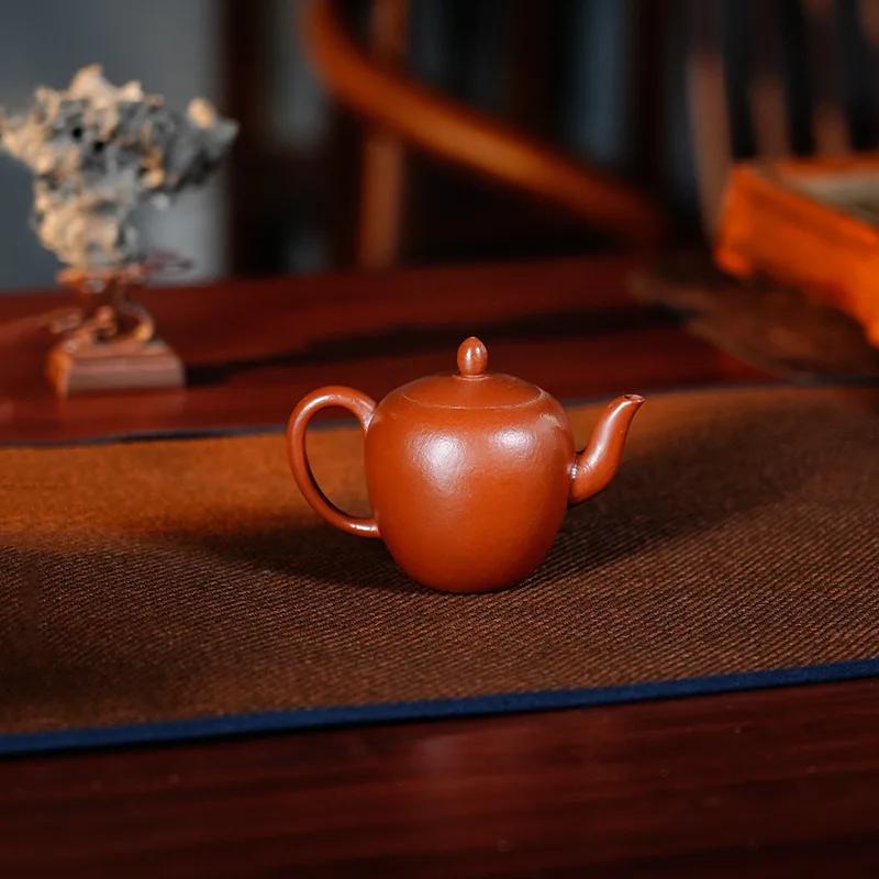 

200ml Creative Yixing Purple Clay Pot Raw Mineral Zhu Mud Handmade Chinese Kung Fu TeaSet Tea Infuser Teapot