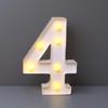 22cm LED Letter & Number Lights for Events - Perfect for Birthdays & Proposals.