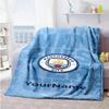 Manchester City Personalized Text Blanket Gift Personalized Blanket Soft & Cozy Great for Nap Bedding Office Bed Ideal for All Seasons