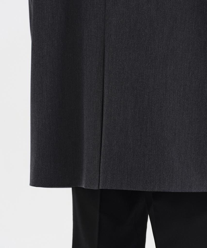 Musinsa Standard Overshoulder Long Blazer [Charcoal Gray]
