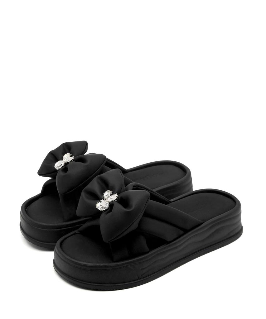Spur Roa Big Bow Softly Platform Sandals 4Cm -Us9071 (2Color)