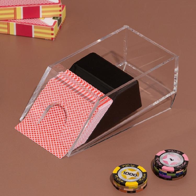 Blackjacks Shoe and Discard Tray Clear Blackjacks Shoe Discard Tray Acrylic Dispenser Discard Holder Trays